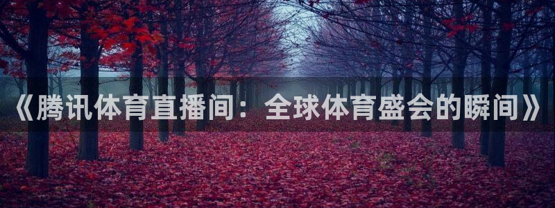 833体育直播：《腾讯体育直播间：全球体育盛会的瞬间》